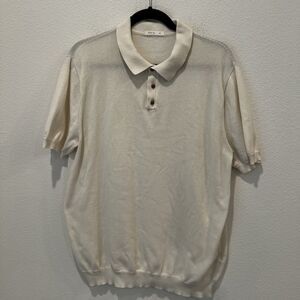 Rye 51 Sz L  Polo Shirt Men's Short Sleeve Knit Preppy Golf Old Money Cotton